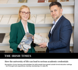 image for How the university of life can lead to serious academic credentials Irish Times feature