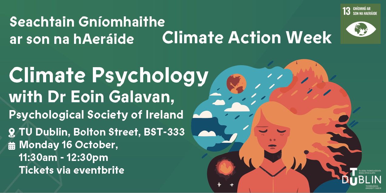 Climate Psychology Climate Action Week poster