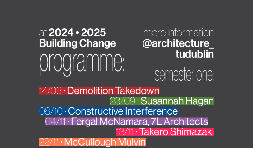 Building Change 24/25 Programme of Events