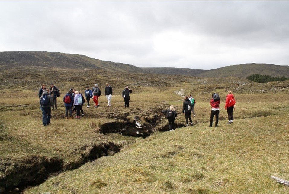 Students on field trip