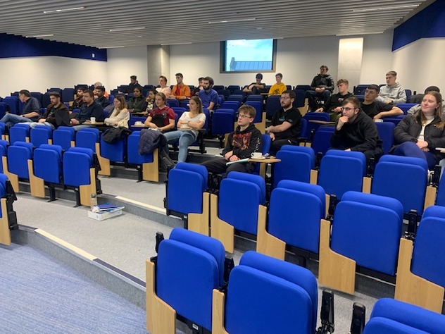 audience listening to lecture