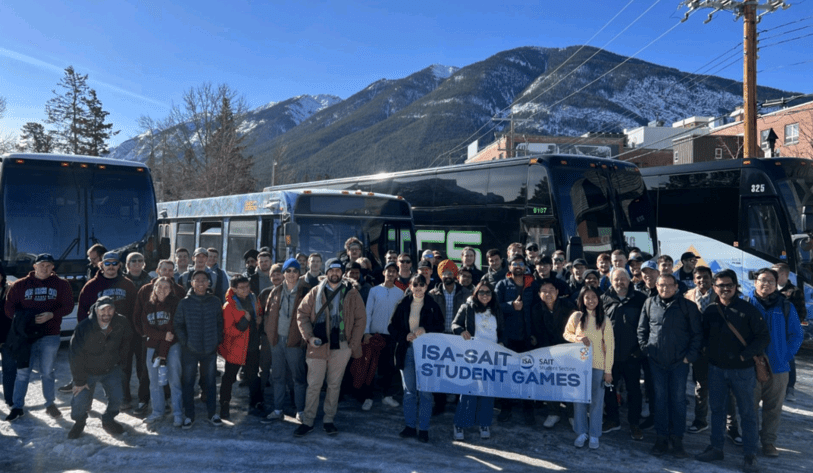 Students attending ISA Games