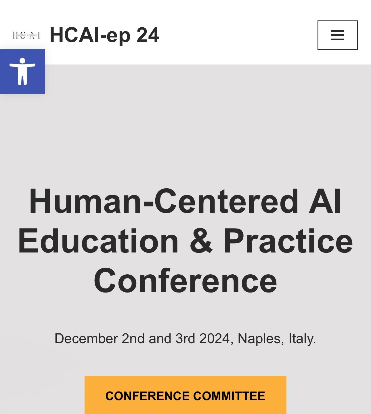 Human Centered AI Education and Practice Conference