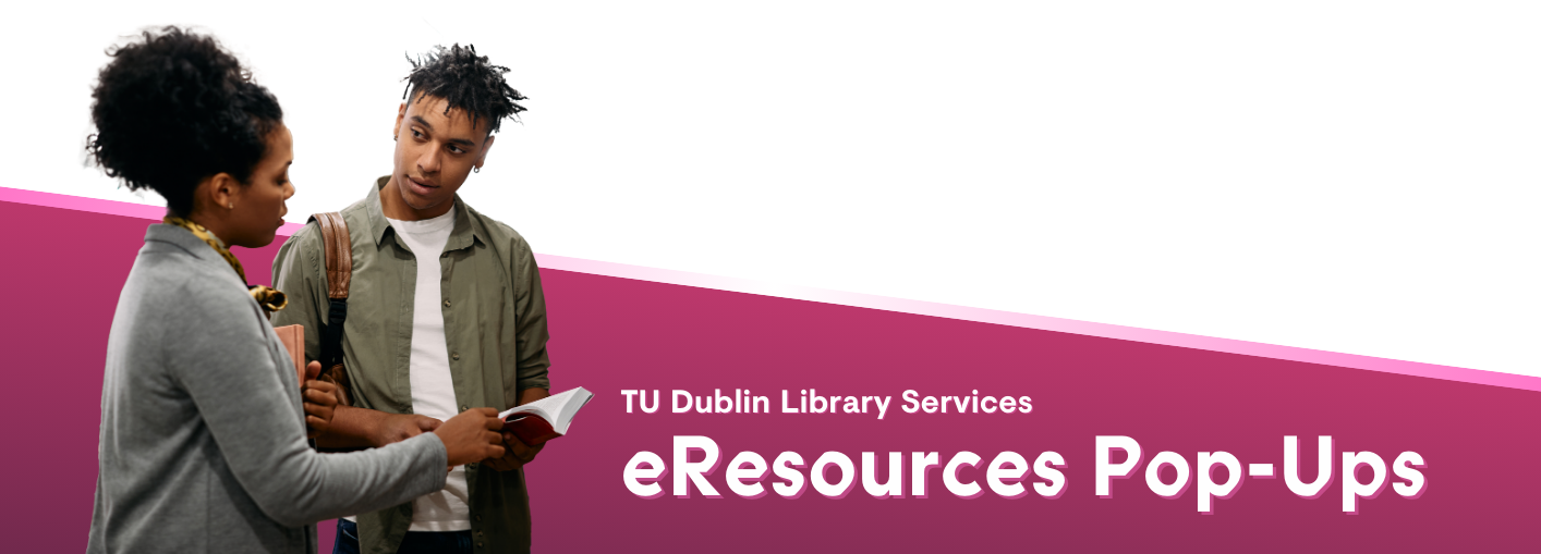 E-Resources pop-up header image featuring two people interacting