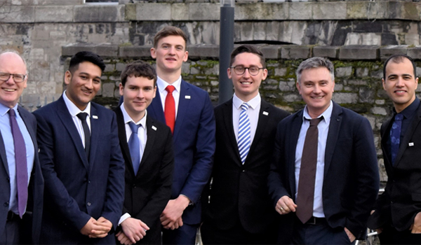 Professor David Kennedy, Sanchit Aggarwal, Samuel Berry, Pierce Blackmore, Jake Rogers, Dr Eoghan O'Grady and Dr Sajad Alimohammadi