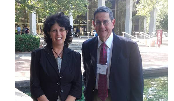 Dr. Sue Norton, Lecturer of English TU Dublin, and Professor Laurence Mazzeno, President Emeritus of Alvernia University, Reading, PA.