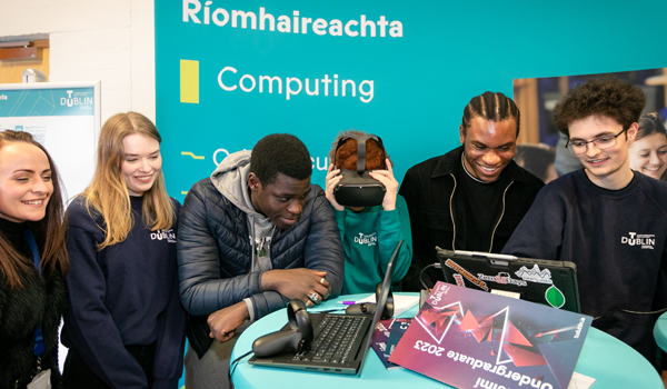 TU Dublin students at an open day event in Blanchardstown