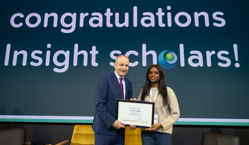 TU Dublin student with Taoiseach