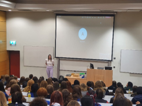 Female students attending Coding Day at TU Dublin, Tallaght