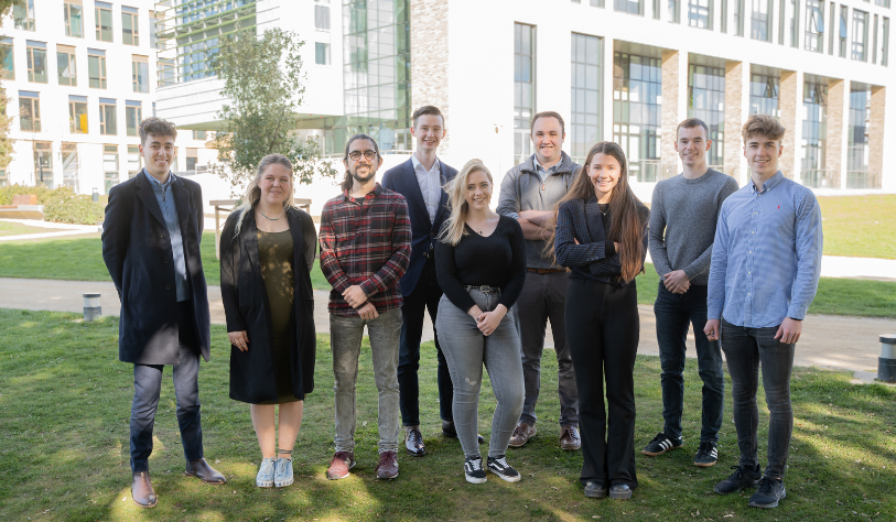 Members of the Micron Agritech team in TU Dublin Grangegorman